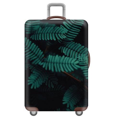 Mateju Kofferschutzhülle Elastisch Kofferhülle 18-32 Zoll, Gepäck Cover 3D-Druck-Muster Reisekoffer Hülle Trolley Case Schutzhülle Staubdichte Kofferbezug (Blaue Blume,L) von Mateju