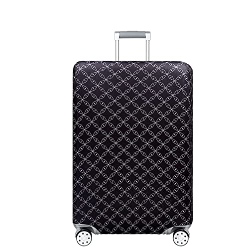 Mateju Kofferschutzhülle Elastisch Kofferhülle 18-32 Zoll, Gepäck Cover Reisekoffer Hülle Trolley, Case Schutzhülle, Luggage Cover Waschbare 3D Staubdichte Kofferbezug (Schwarz,XL) von Mateju