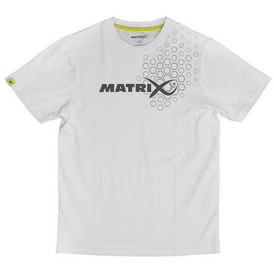 Matrix Fishing Hex Print Short Sleeve T-shirt Weiß 2XL Mann von Matrix Fishing