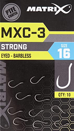 FOX Matrix MXC-3 Strong Eyed Hook Barbless Größe 18 GHK136 Schonhaken Haken Stipphaken Hooks FOX Matrix MXC-3 Strong Eyed Hook Barbless Größe 18 GHK136 Schonhaken Haken Stipphaken Hooks von Matrix