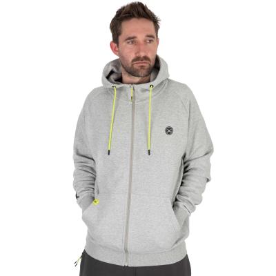 Matrix Full Zip Hoody Marl Grey/Lime (Black Edition) - XXL von Matrix