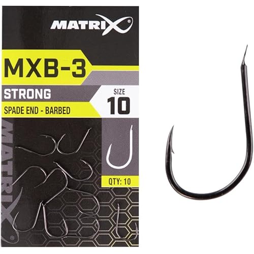 Matrix MXB-3 Size 10 Barbed Spade End Black Nickel 10pcs von Matrix