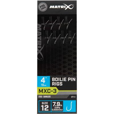 Matrix MXC-3 Size 12 Barbless / 0.20mm / 4" (10cm) / Boilie Pin - 8pcs von Matrix