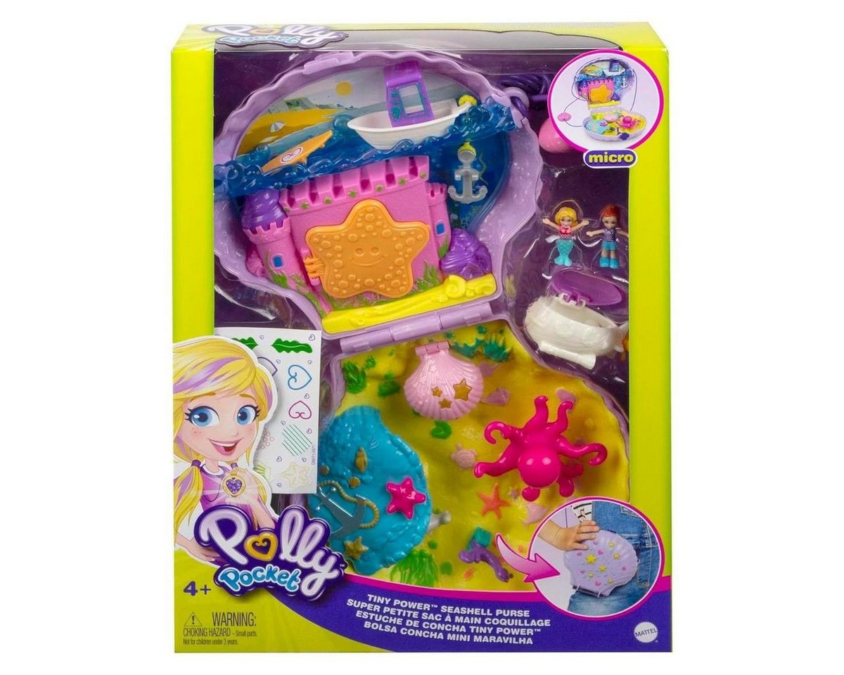 Mattel® Spielwelt Mattel GNH11 - Polly Pocket - Muschel Tasche Schatulle von Mattel®