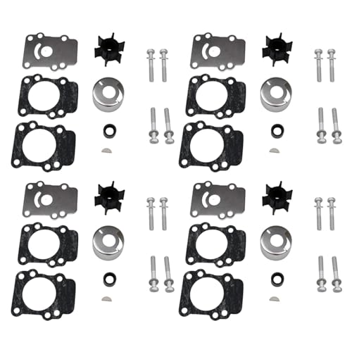 Mauedest 4X Wasserpumpen Laufrad Satz für 9,9 15 PS Außen Border 682-W0078-A1-00 18-3148 von Mauedest