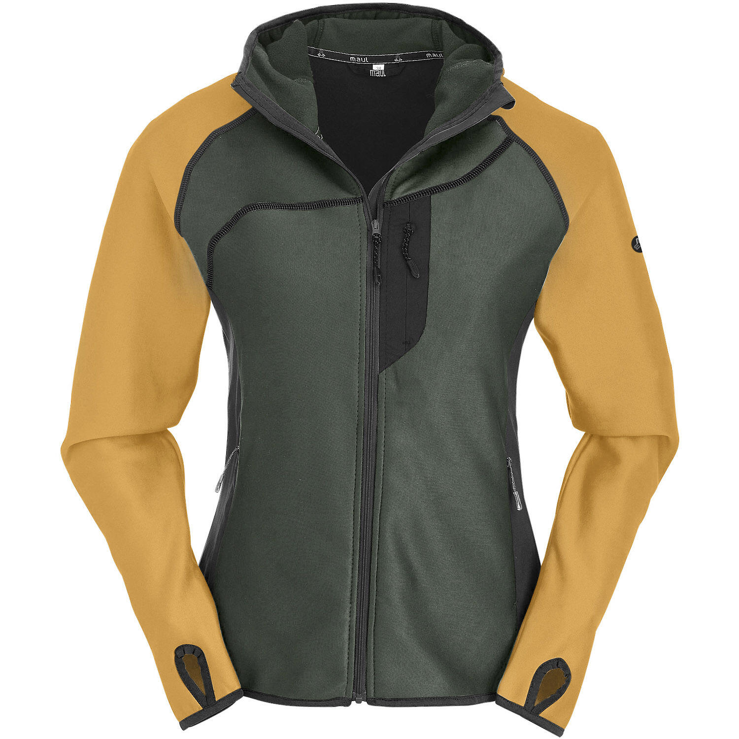 Stretchfleecejacke Chiemgau II mit Kapuze von Maul Sport