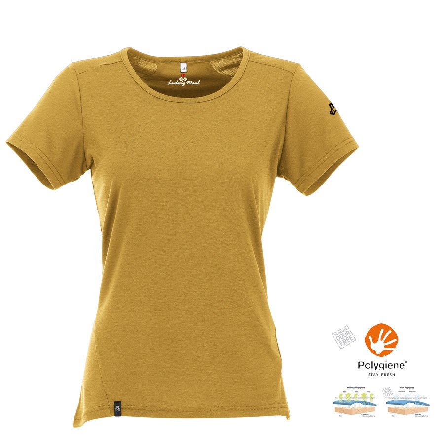 Maul - Damen T-Shirt Salamanca Fresh, gelb von Maul