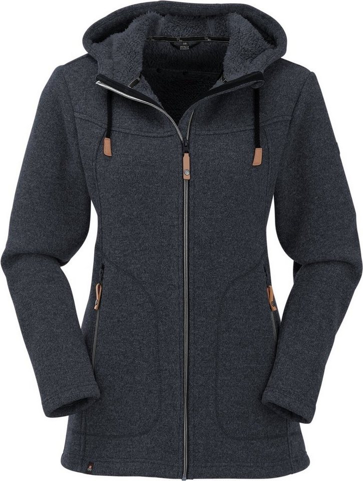 Maul Fleecejacke Wilde Kaiserin -Damen Strickfleecejacke schwarz Maul Fleecejacke Wilde Kaiserin -Damen Strickfleecejacke schwarz von Maul