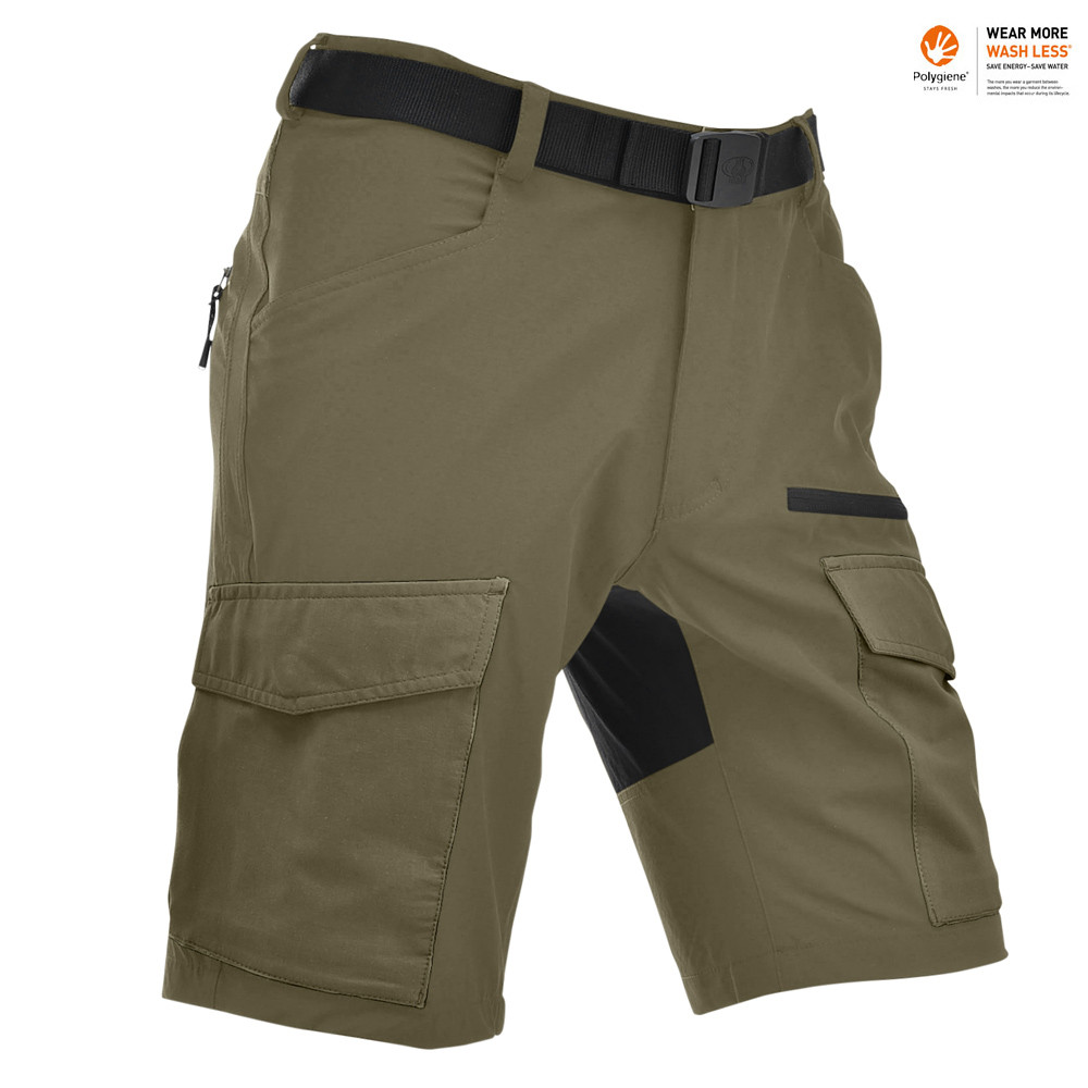 Maul - KLEINER RACHEL II - Herren kurze Outdoorhose, olive von Maul