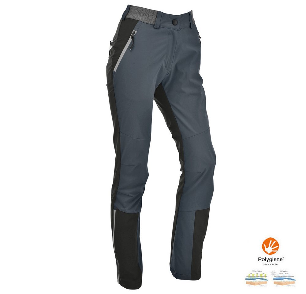 Maul Leggings Maul - Via delle Dee sportliche elastische Outdoorhose, schwarz grau Maul Leggings Maul - Via delle Dee sportliche elastische Outdoorhose, schwarz grau von Maul