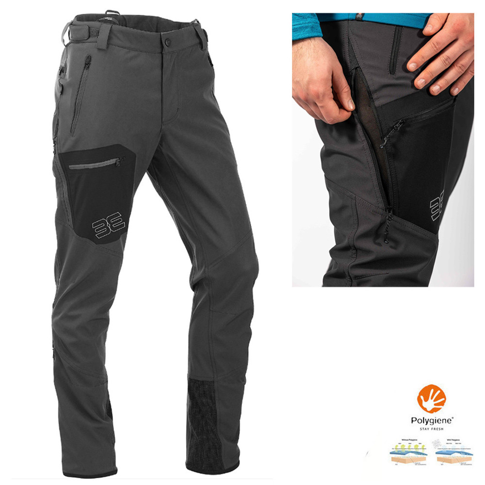 Maul - Seilschaft 2 - Herren Softshell Tourenhose, grau von Maul