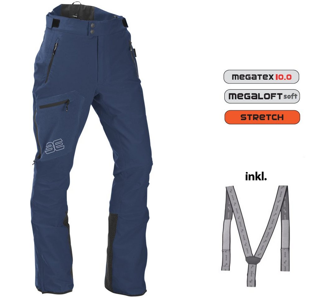 Maul Skihose Maul - Hochseiler 2 - Herren Winterhose Skihose Megatex 10.0 - blau von Maul