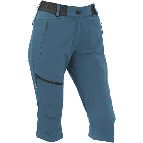 Maul Sport Damen Caprihose Entlen Ultralight Blau 34 von Maul