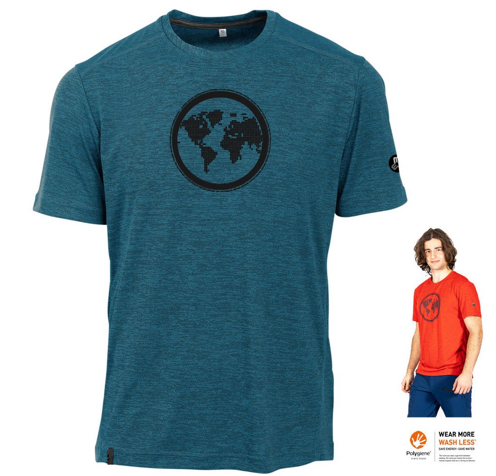 Maul T-Shirt Maul - Earth Fresh 2, hochfunktionelles Herren T-Shirt, navy von Maul