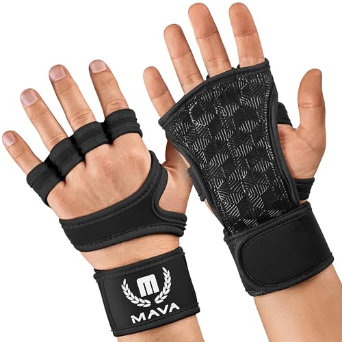Mava Gewichtheber-Handschuhe mit Handgelenkstütze – Trainingshandschuhe für Training, Klimmzüge, Calisthenics & Fitness – Für Männer & Frauen von Mava Sports