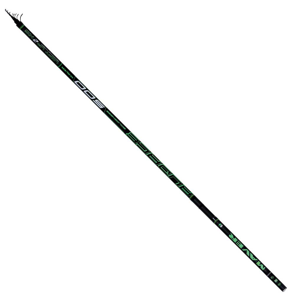 Maver Audace Lift Up Tele Bolognese Rod Silber 8.00 m von Maver