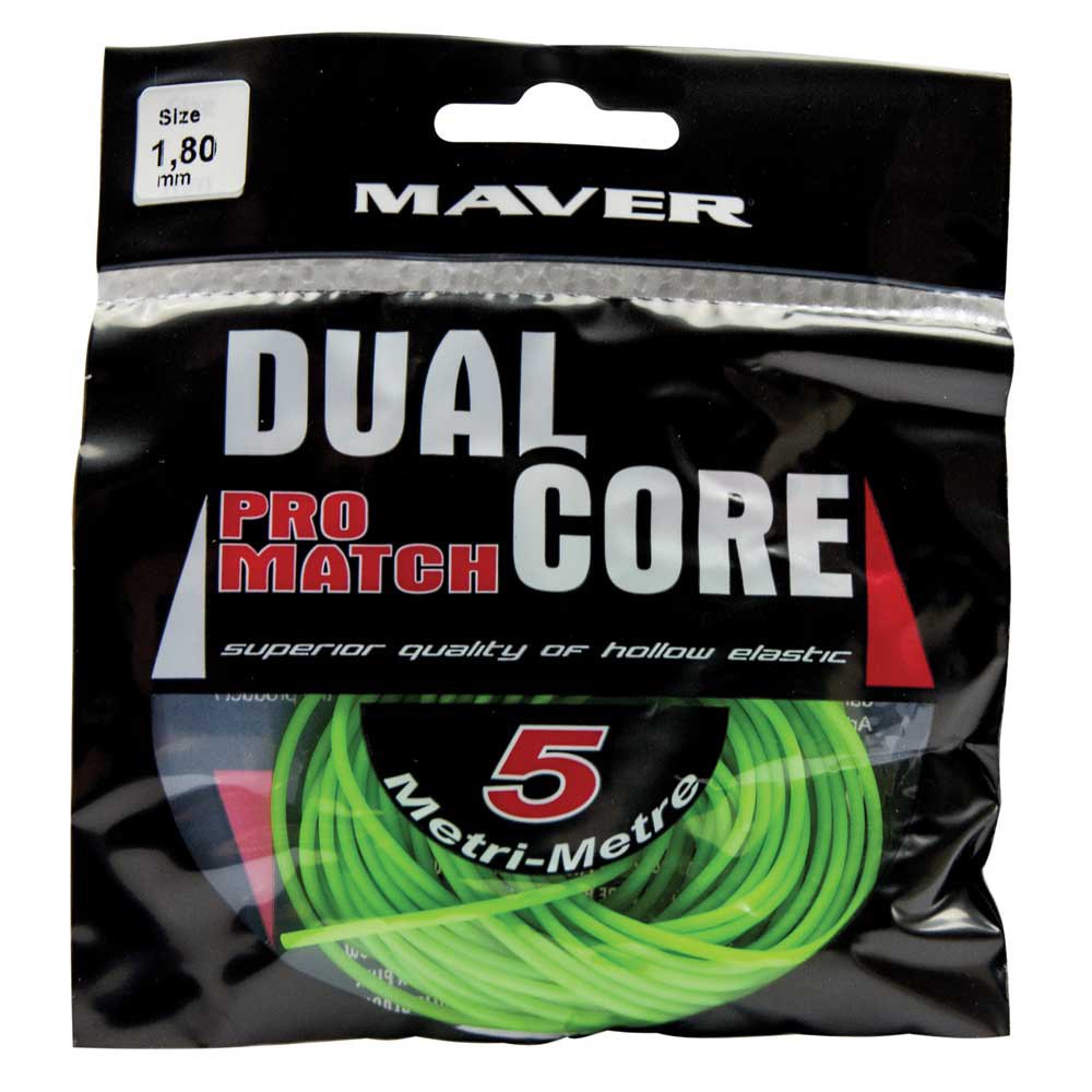 Maver Dual Core Pro Match 5 M Elastic Line Grün 1.80 mm Maver Dual Core Pro Match 5 M Elastic Line Grün 1.80 mm von Maver