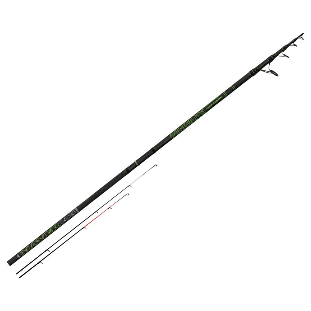 Maver Powerlite Telescopic Surfcasting Rod Silber 4.45 m / 100 g Maver Powerlite Telescopic Surfcasting Rod Silber 4.45 m / 100 g von Maver