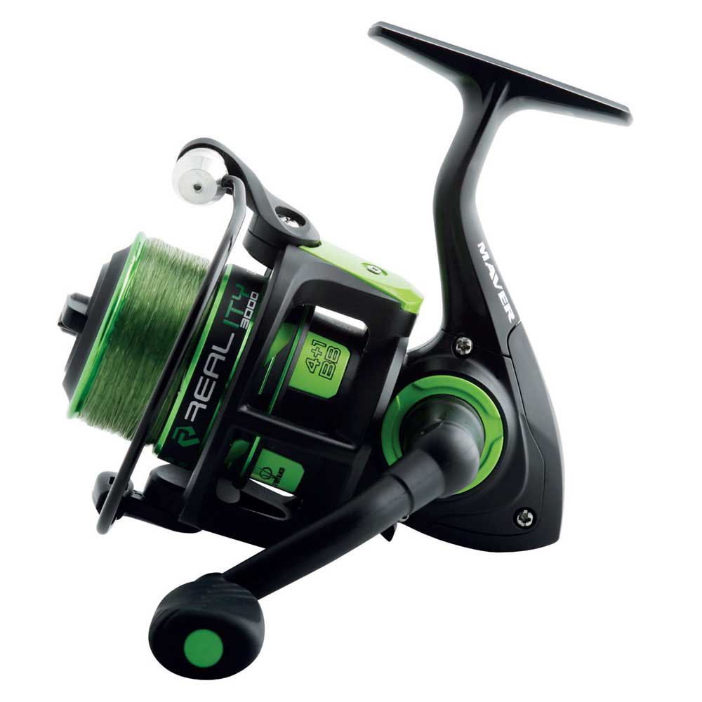 Maver Reality Front Drag Carpfishing Reel Silber 1000 von Maver