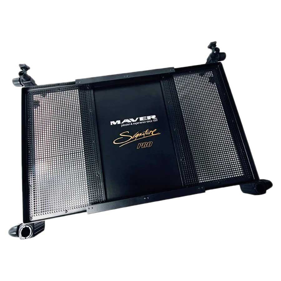 Maver Signature Pro Mega Side Tray Schwarz 83 x 35 cm von Maver