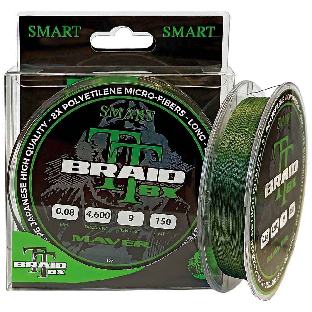 Maver Tt 8x 150 M Braided Line Grün 0.060 mm von Maver