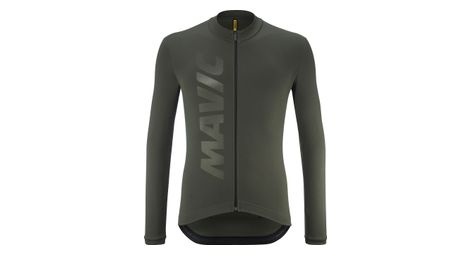 mavic aksium thermo trikot langarm trikot grun von Mavic