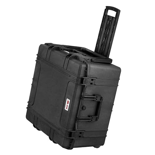 Max Cases - MAX615TR.079, luftdichter Koffer mit Trolley, schwarz, 615 x 615 x 360 mm von MAX