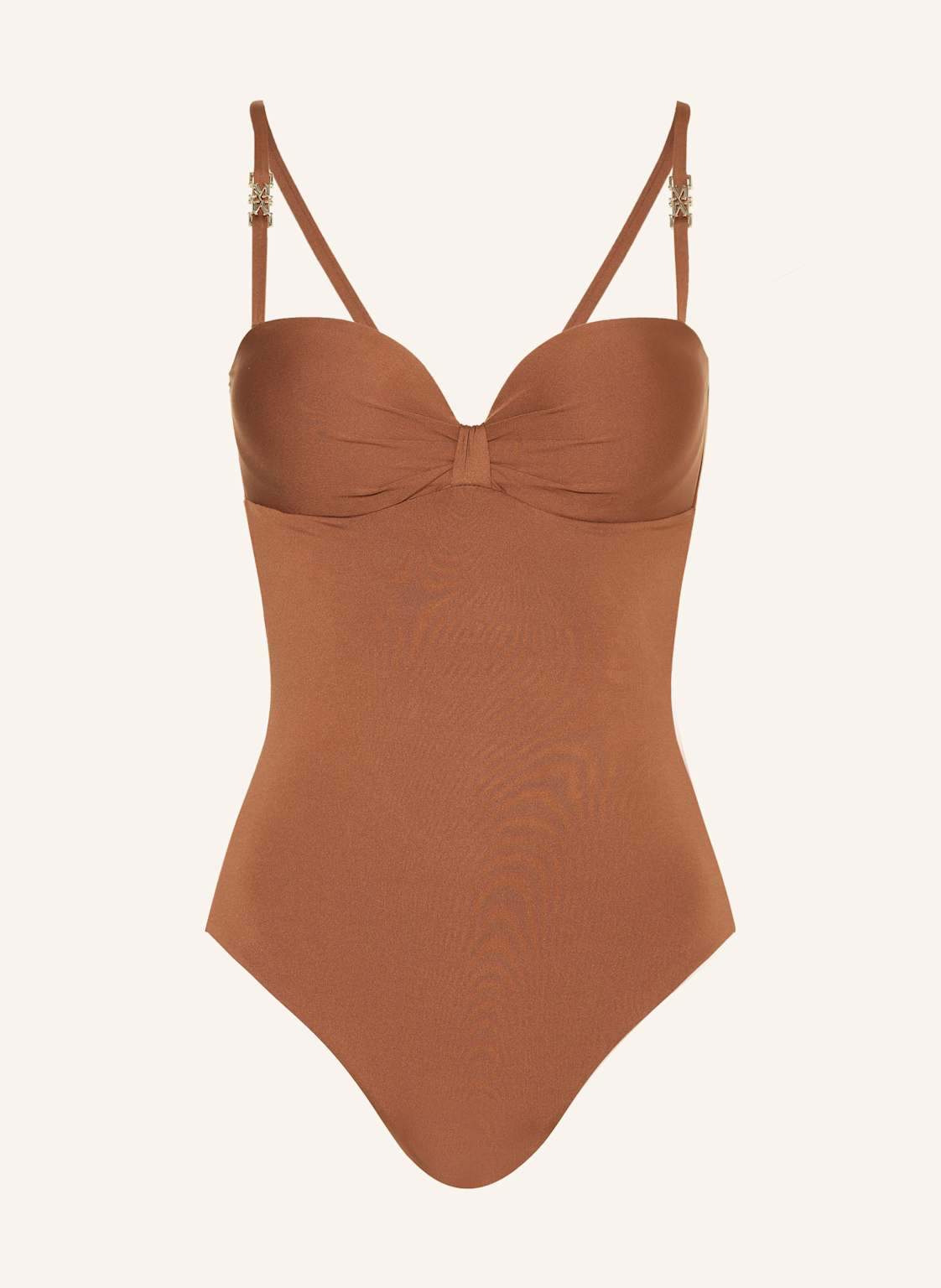 Max Mara Beachwear Bandeau-Badeanzug Chantal braun von Max Mara BEACHWEAR