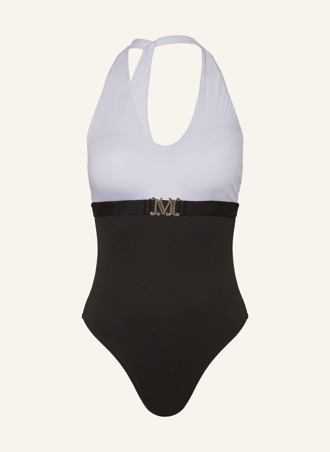 Max Mara Beachwear Neckholder-Badeanzug Carlotta schwarz Max Mara Beachwear Neckholder-Badeanzug Carlotta schwarz von Max Mara BEACHWEAR
