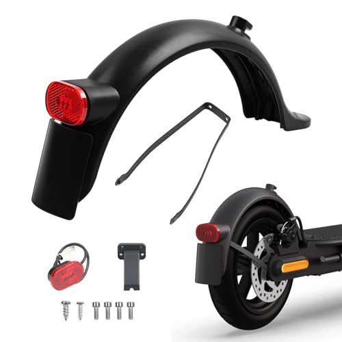 MaxEarn Elektroroller Hinterer Kotflügel mit 2 Halterung & Rücklicht & Schrauben Zubehör, Scooter Heck kotflügel Ersatz Kit für M365/1S/M365 Pro, Pro2 für Mijia Roller Kotflügel MaxEarn Elektroroller Hinterer Kotflügel mit 2 Halterung & Rücklicht & Schrauben Zubehör, Scooter Heck kotflügel Ersatz Kit für M365/1S/M365 Pro, Pro2 für Mijia Roller Kotflügel von MaxEarn