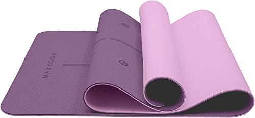 MaxYoga Matte für Yoga Plates Gymnastik aus ökologischem Material TPE. rutschfeste YogaMatte mit Einer Dicke von 6 mm und Einer Größe von 183 x 61 cm. Lila MaxYoga Matte für Yoga Plates Gymnastik aus ökologischem Material TPE. rutschfeste YogaMatte mit Einer Dicke von 6 mm und Einer Größe von 183 x 61 cm. Lila von MaxYoga