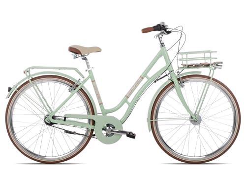 Maxim La Vita Nexus Damenfahrrad 28 Zoll 7 Gang Citybike aus Aluminium, Farbe:mintgrün, Rahmengröße:55 cm, Laufradgröße:28 Zoll von Maxim