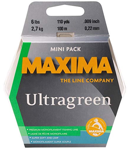 Maxima Fishing Line Outdoor MMG 20 Angelschnur, Ultragrün, 20 lb von Maxima