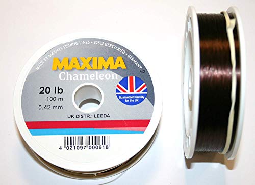 Maxima Chamäleon-Schnur, 100 m, 9 kg, 6 Stück, braun von Maxima