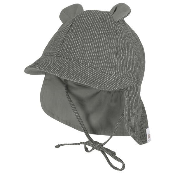 maximo - Baby's Schildmütze m. Ohren u. Nackenschutz - Cap Gr 41 cm grau von Maximo