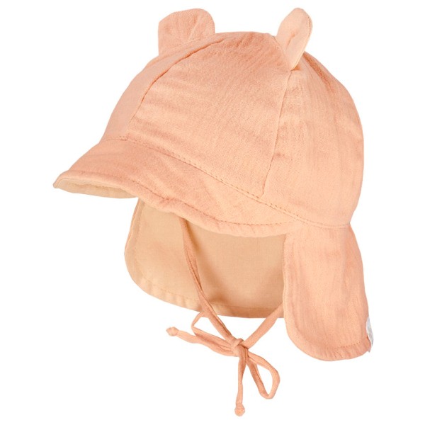 maximo - Baby's Schildmütze m. Ohren u. Nackenschutz - Cap Gr 43 cm beige von Maximo