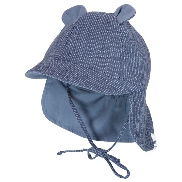 maximo - Baby's Schildmütze m. Ohren u. Nackenschutz - Cap Gr 45 cm blau maximo - Baby's Schildmütze m. Ohren u. Nackenschutz - Cap Gr 45 cm blau von Maximo