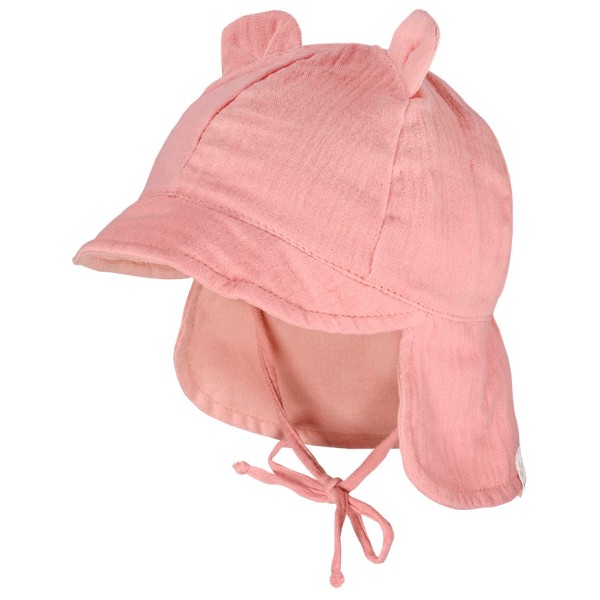 maximo - Baby's Schildmütze m. Ohren u. Nackenschutz - Cap Gr 45 cm rosa von Maximo