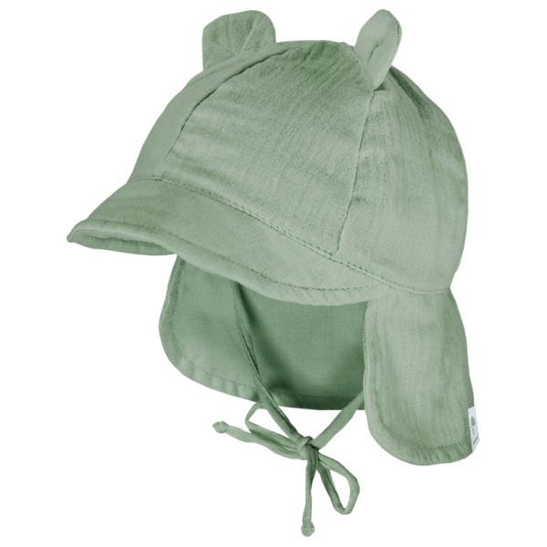 maximo - Baby's Schildmütze m. Ohren u. Nackenschutz - Cap Gr 47 cm grün maximo - Baby's Schildmütze m. Ohren u. Nackenschutz - Cap Gr 47 cm grün von Maximo