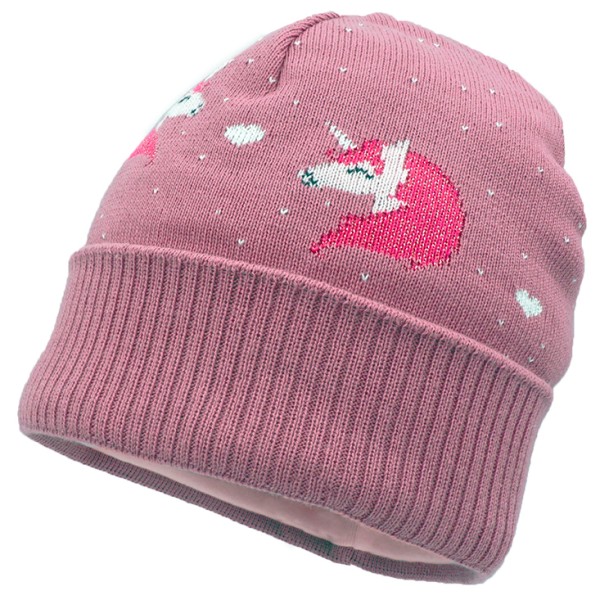 maximo - Girl-Mütze Einhorn mit Umschlag und Futter - Mütze Gr 49 cm rosa maximo - Girl-Mütze Einhorn mit Umschlag und Futter - Mütze Gr 49 cm rosa von Maximo