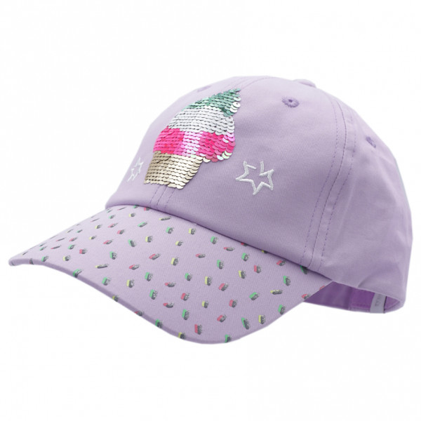 maximo - Girl's Cap Ice - Cap Gr 55-57 cm lila von Maximo