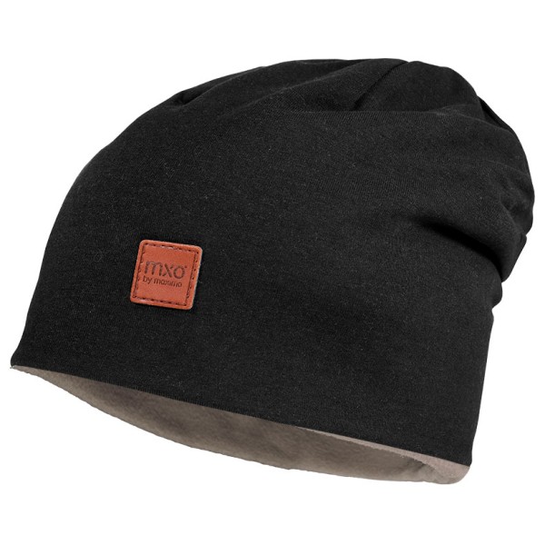 maximo - Kid's Beanie short reversible - Mütze Gr 49 cm schwarz von Maximo