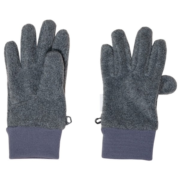 maximo - Kid's Fingerhandschuhe Fleece mit Strickbündchen - Handschuhe Gr 6 blau von Maximo