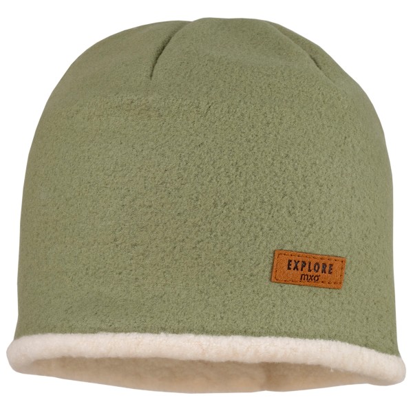 maximo - Kid's Mini-Beanie Baumwollfleece mit Teddyfutter - Mütze Gr 47 cm oliv maximo - Kid's Mini-Beanie Baumwollfleece mit Teddyfutter - Mütze Gr 47 cm oliv von Maximo