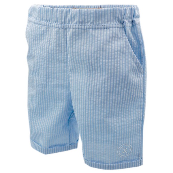 maximo - Kid's Mini Hose m. Umschlag - Freizeithose Gr 86 blau/grau von Maximo