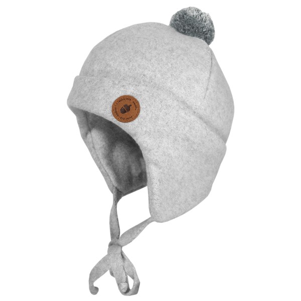 maximo - Kid's Mini-Mütze Fleece mit Pompon und Umschlag - Mütze Gr 43 cm grau maximo - Kid's Mini-Mütze Fleece mit Pompon und Umschlag - Mütze Gr 43 cm grau von Maximo