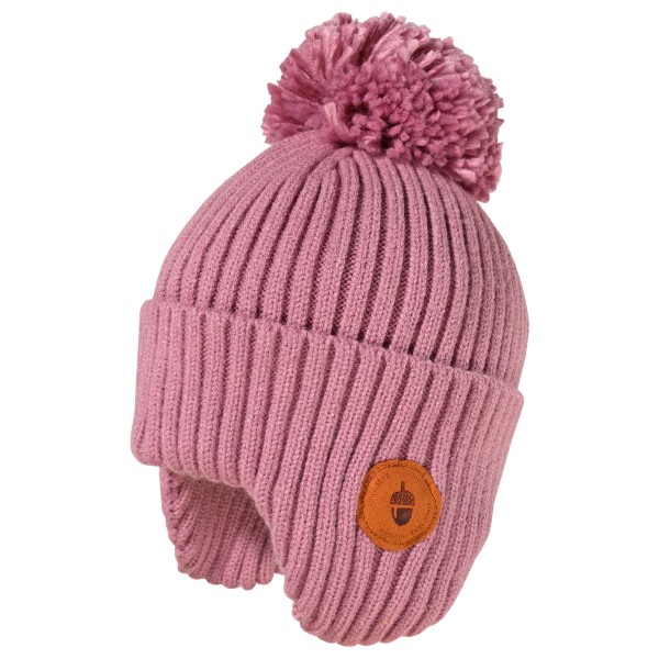 maximo - Mini-Mütze mit Umschlag und Pompon - Mütze Gr 49 cm rosa von Maximo