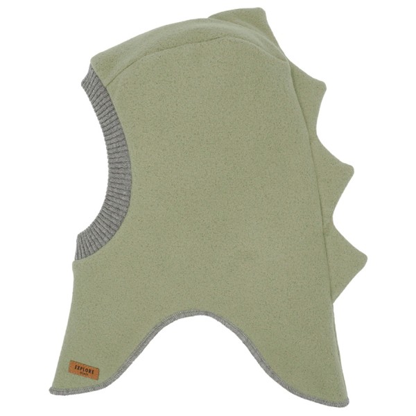 maximo - Mini-Schlupfmütze Dino Fleece mit Jerseyfutter - Mütze Gr 49 cm oliv von Maximo