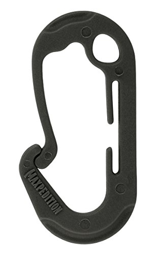 Maxpedition J Utility Schlüsselanhänger, 6 cm, Schwarz Maxpedition J Utility Schlüsselanhänger, 6 cm, Schwarz von Maxpedition