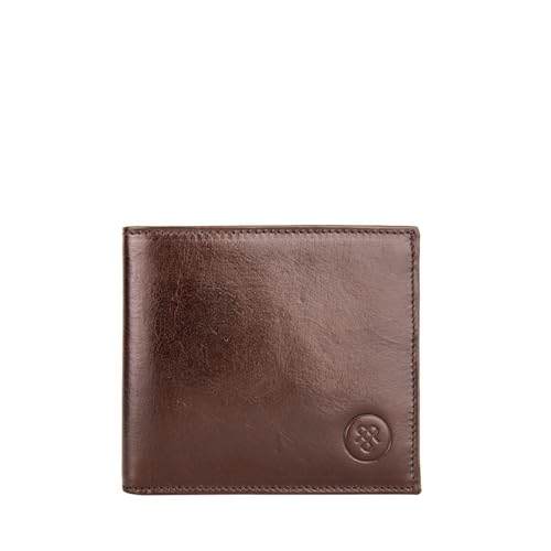 Maxwell Scott - Luxuriöse Leder RFID Brieftasche für Herren - Handgefertigt aus italienischen Vollnarbenhäuten - The Vittore RFID Dunkelbraun Maxwell Scott - Luxuriöse Leder RFID Brieftasche für Herren - Handgefertigt aus italienischen Vollnarbenhäuten - The Vittore RFID Dunkelbraun von Maxwell Scott
